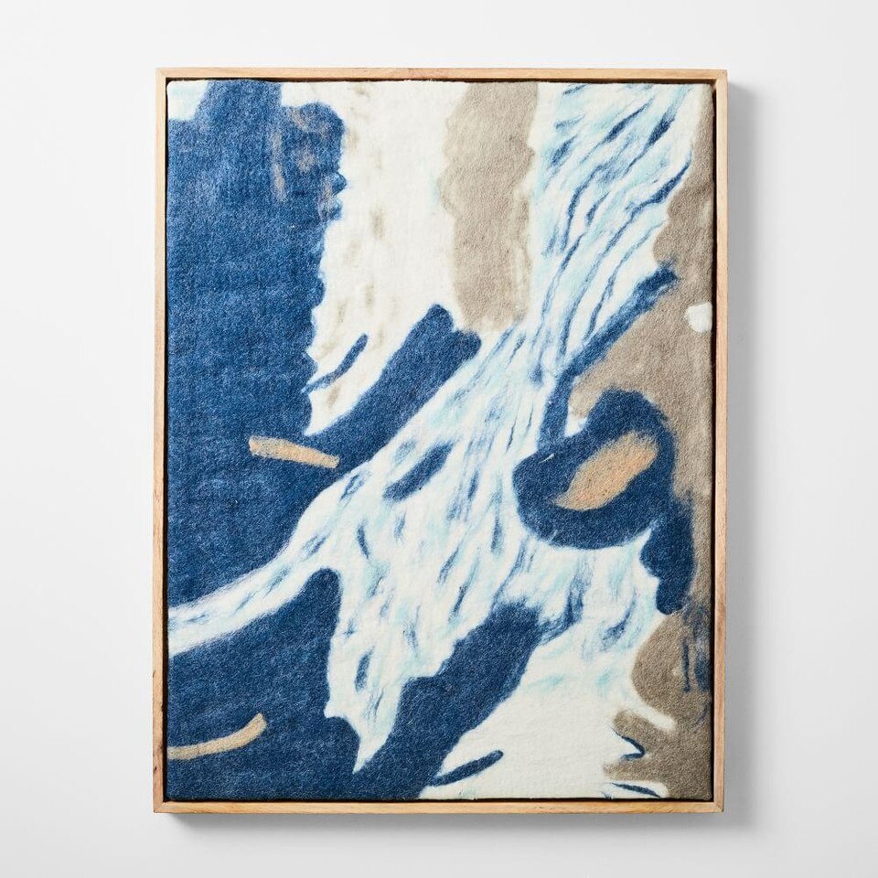 Felt Wall Art River west elm United Kingdom